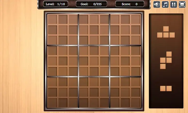 Snimak ekrana iz igre 1010 Sudoku