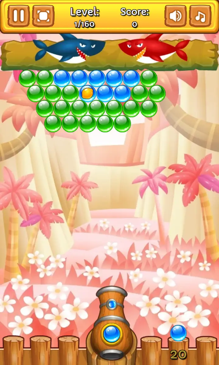 Snimak ekrana iz igre 4 Seasons Bubbles