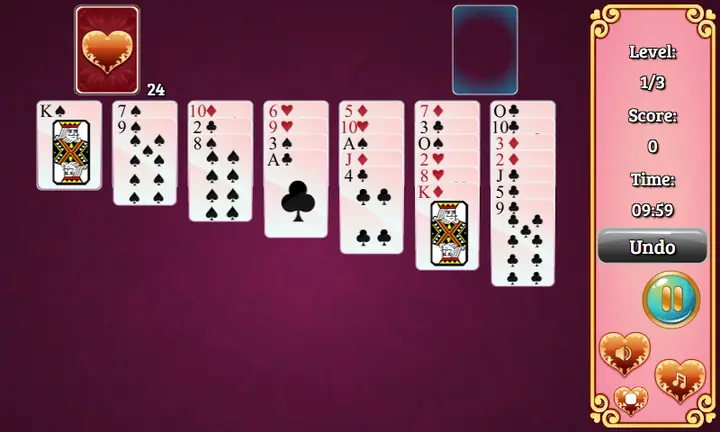 Snimak ekrana iz igre Ace of Hearts