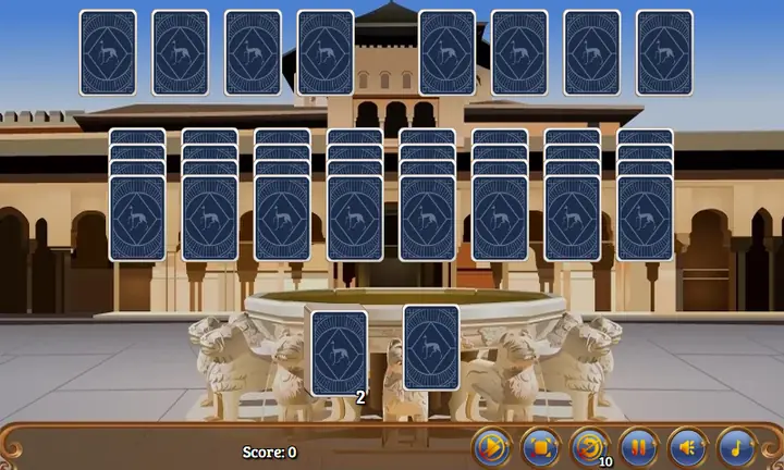 Snimak ekrana iz igre Alhambra Solitaire