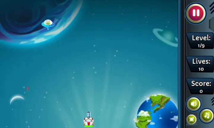 Snimak ekrana iz igre Alien Invaders 2