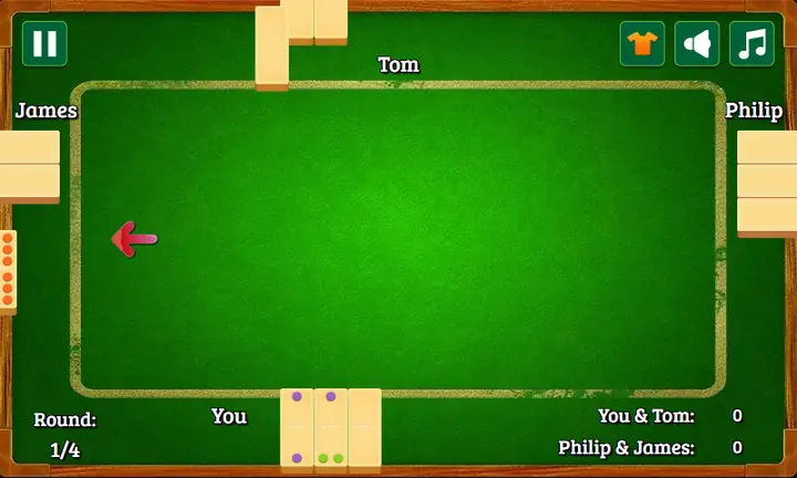 Screenshot from All Threes Domino