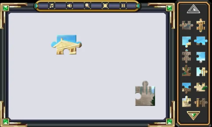 Screenshot from Ancient Wonders Jigsaw