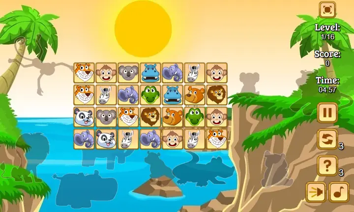Snimak ekrana iz igre Animals Connect 2