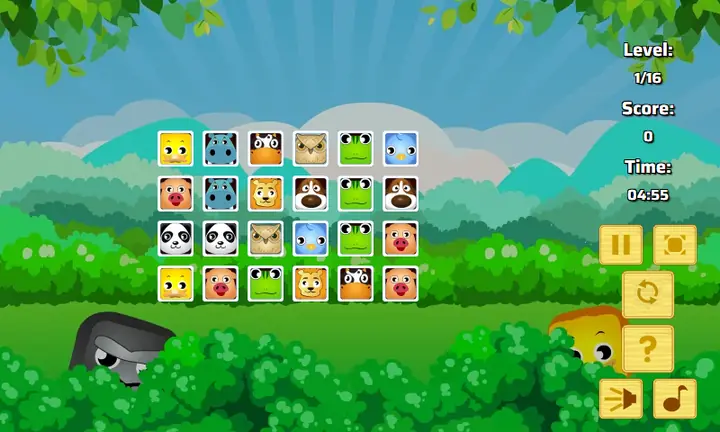 Snimak ekrana iz igre Animals Connect