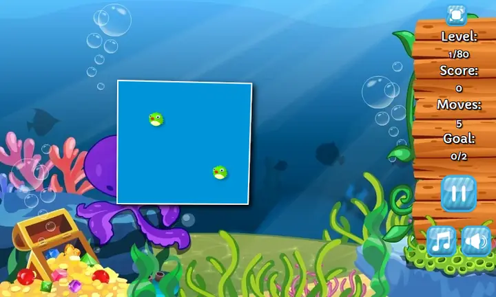 Snimak ekrana iz igre Aquatic Slice