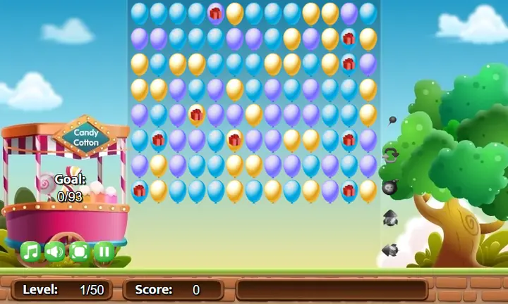Snimak ekrana iz igre Balloon Pop