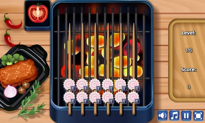 Snimak ekrana iz igre BBQ Roast