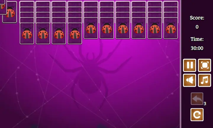 Screenshot from Beetle Solitaire
