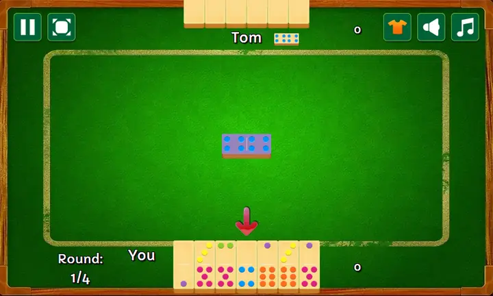 Snimak ekrana iz igre Block Domino