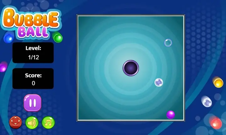 Snimak ekrana iz igre Bubble Ball