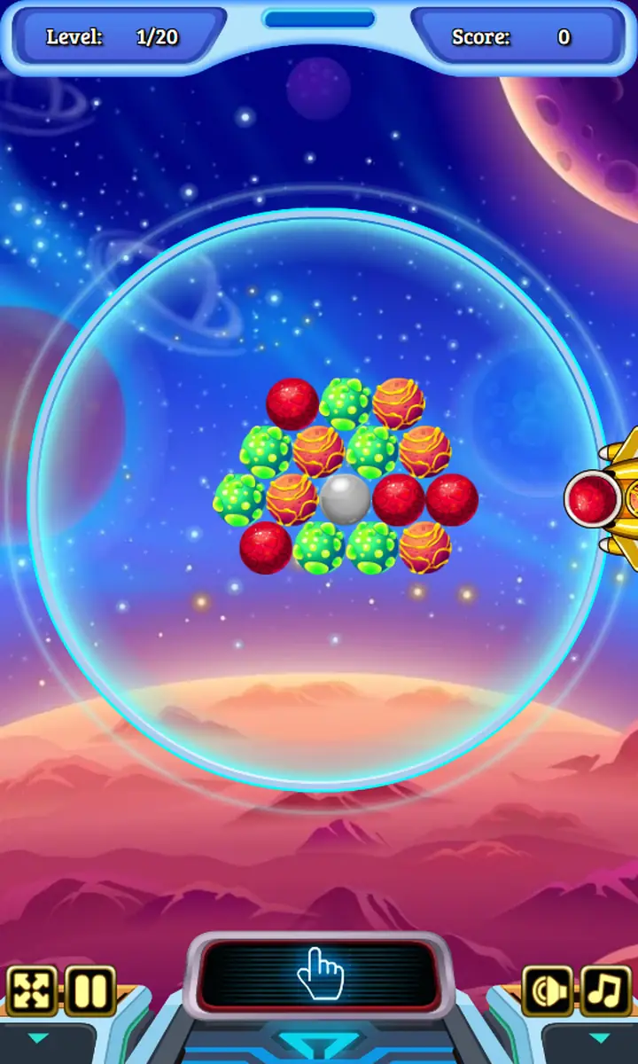 Screenshot from Bubble Circle