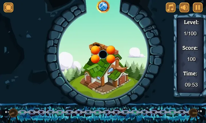 Screenshot from Bubble Dropper