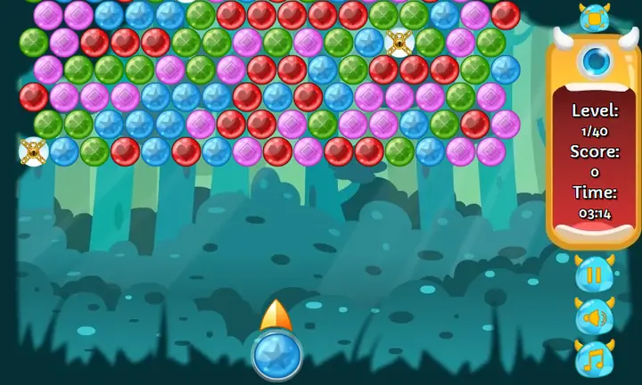 Snimak ekrana iz igre Bubble Monster