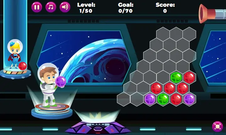 Screenshot from Bubble Throw