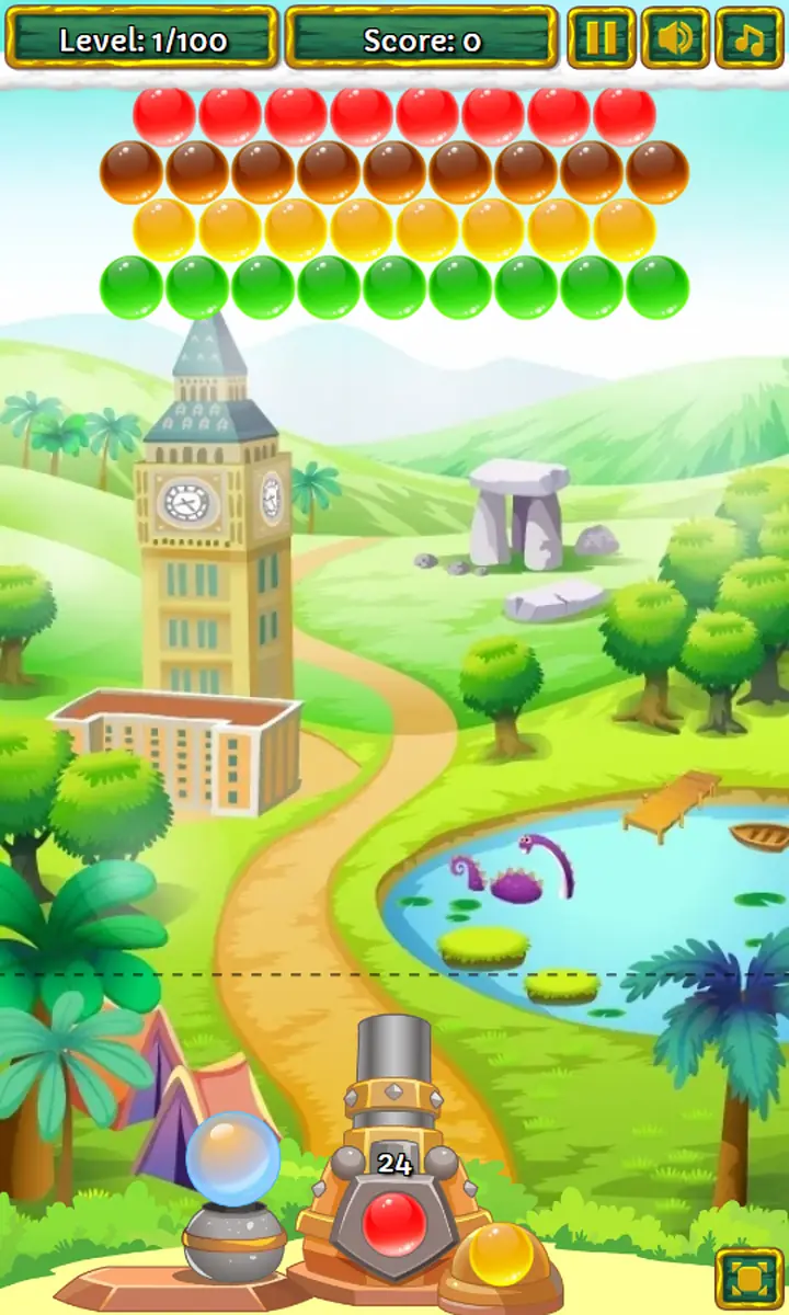 Snimak ekrana iz igre Bubble Trip