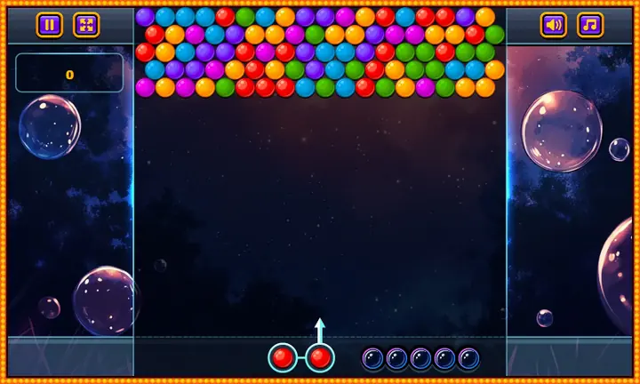 Snimak ekrana iz igre BubbleShooter