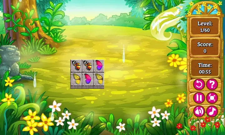 Screenshot from Butterfly Kyodai