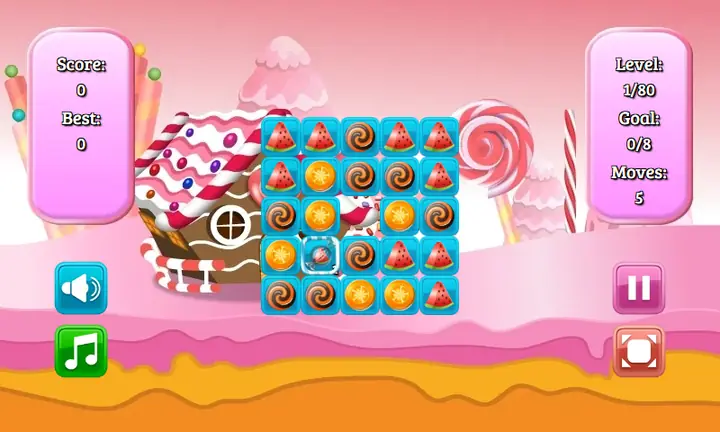 Snimak ekrana iz igre Candy Crunch
