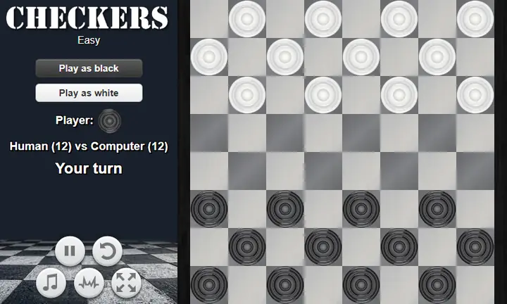 Screenshot from Checkers