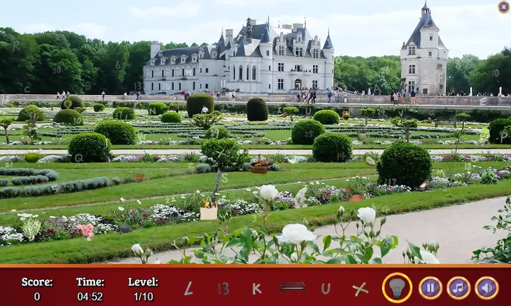 Snimak ekrana iz igre Chenonceau Hidden Objects
