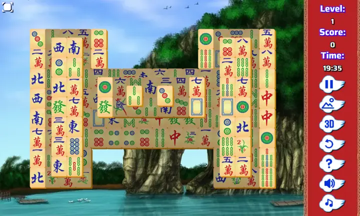 Snimak ekrana iz igre China Mahjong