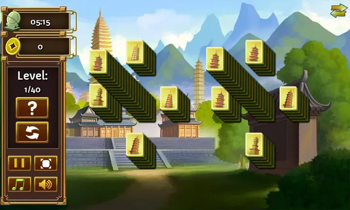 Screenshot from China Tower Mahjong