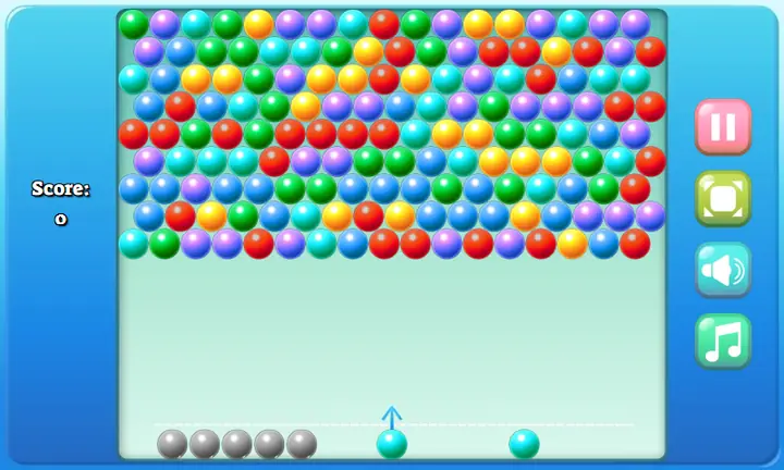 Screenshot from Classic Bubble Shooter