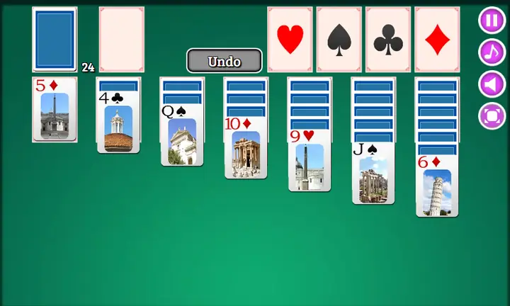 Snimak ekrana iz igre Classic Klondike