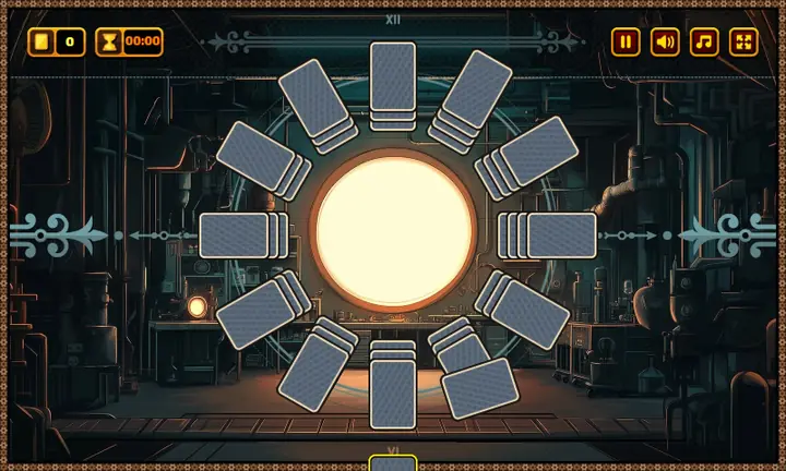 Snimak ekrana iz igre Clock Solitaire