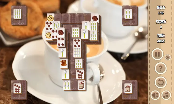 Screenshot from Coffee Mahjong