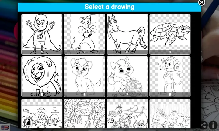 Snimak ekrana iz igre Coloring for Kids