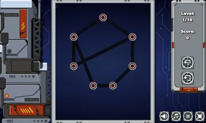 Snimak ekrana iz igre Connect the Dots