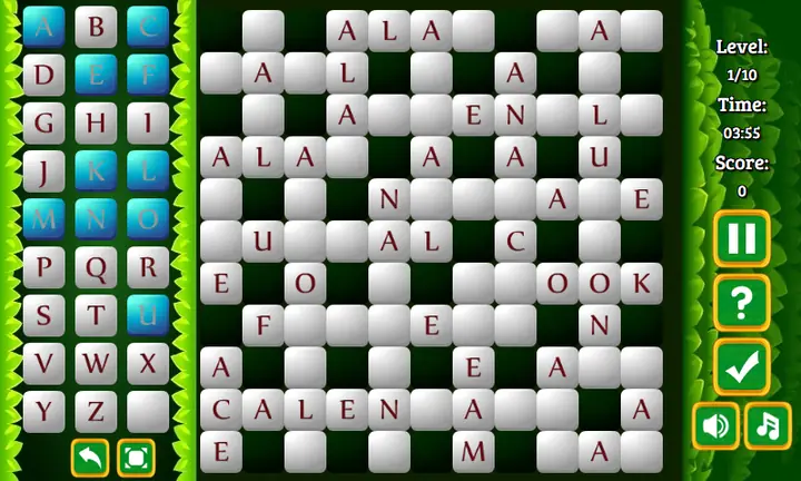 Snimak ekrana iz igre Crosswords 2