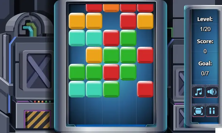 Snimak ekrana iz igre Cube Block