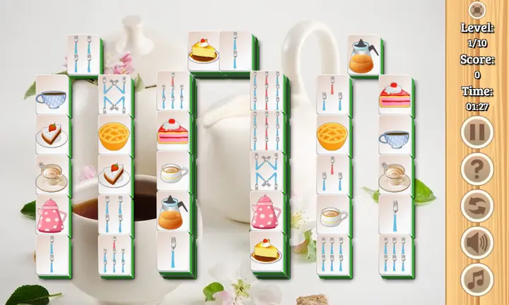 Snimak ekrana iz igre Cup of Tea Mahjong
