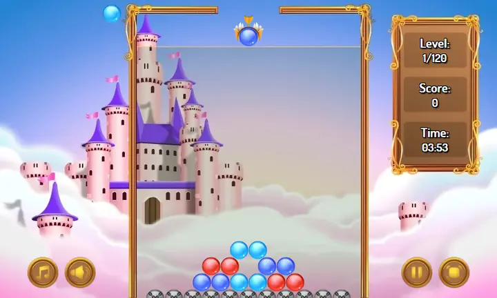 Snimak ekrana iz igre Cupid Bubble