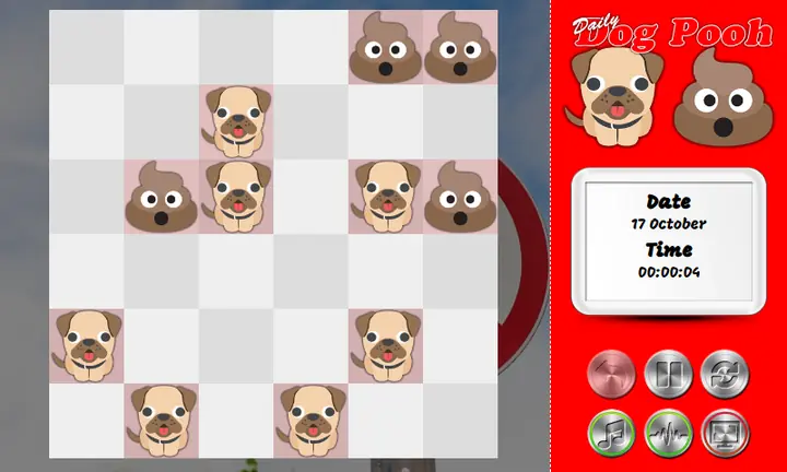 Snimak ekrana iz igre Daily Dog Pooh