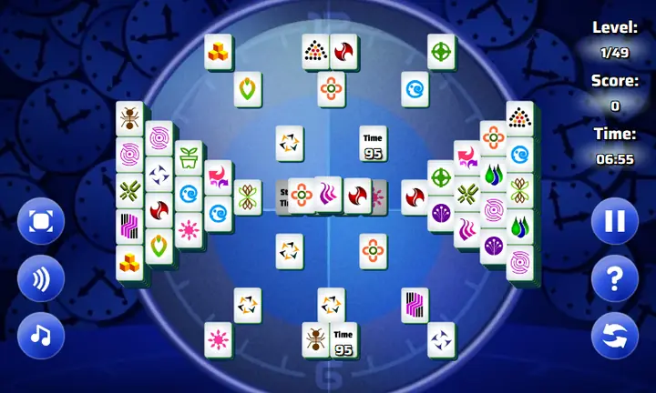 Snimak ekrana iz igre Dark Time Mahjong