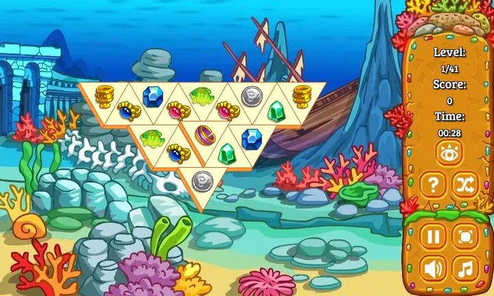 Snimak ekrana iz igre Deep Sea Trijong