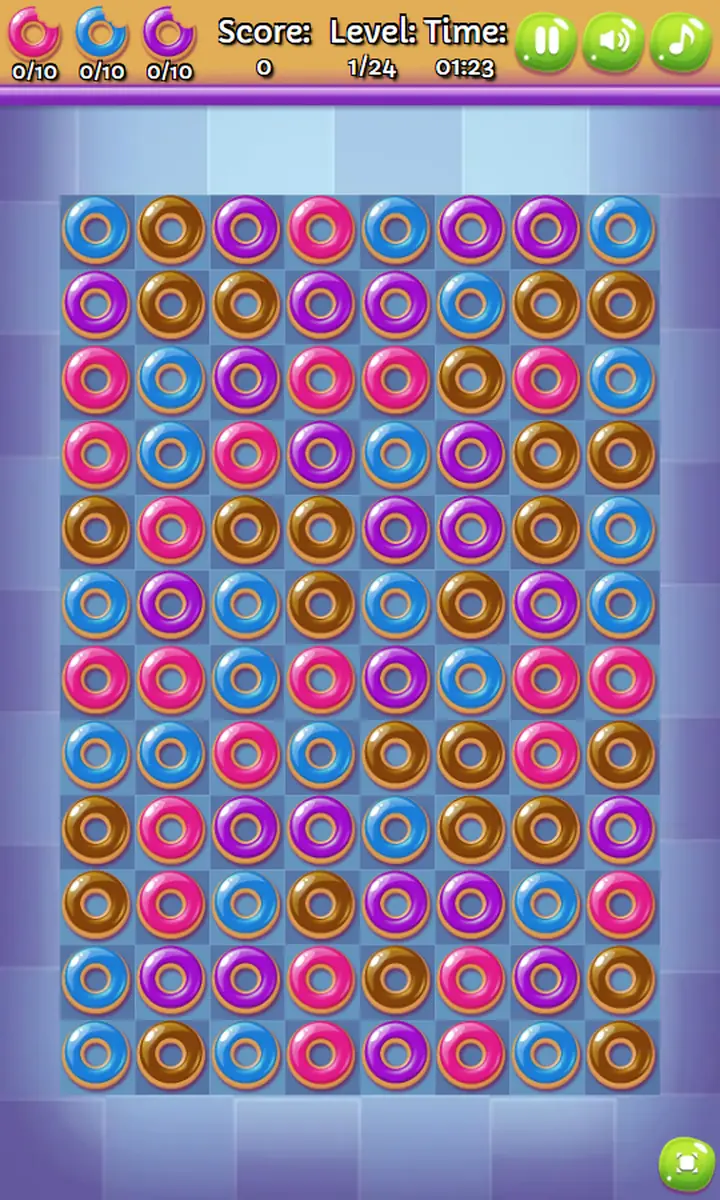 Snimak ekrana iz igre Donuts