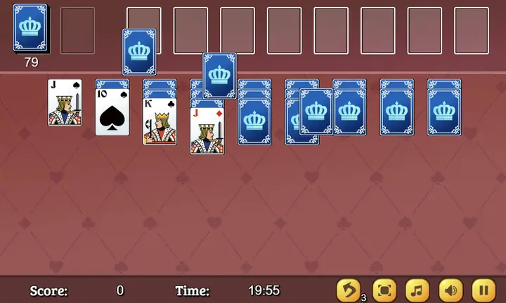 Screenshot from Double Klondike