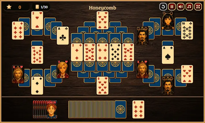 Screenshot from Double Tripeaks
