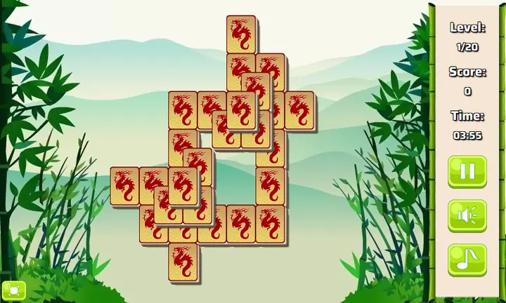 Snimak ekrana iz igre Dragons Mahjong