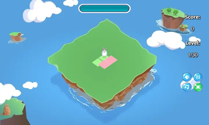 Snimak ekrana iz igre Easter Puzzle