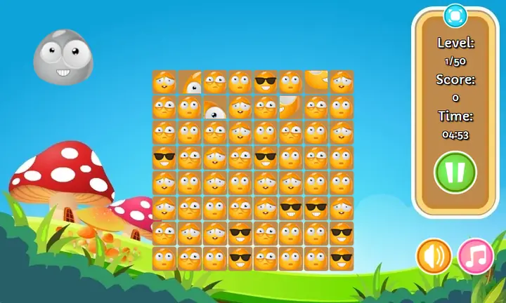 Snimak ekrana iz igre Emoji Match