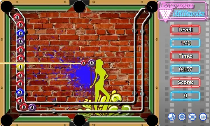Screenshot from Extreme Billiards