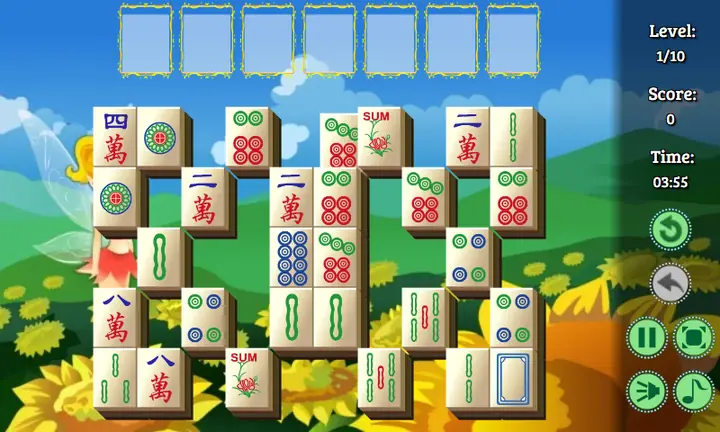 Snimak ekrana iz igre Fairy Triple Mahjong