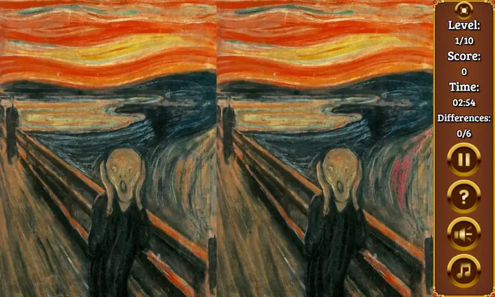 Snimak ekrana iz igre Famous Paintings 2