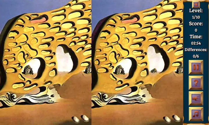 Snimak ekrana iz igre Famous Paintings 3
